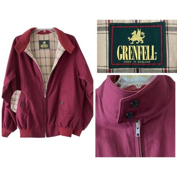 Grenfell Jackets & Coats Vintage Grenfell Jacket Windbreaker Bomber